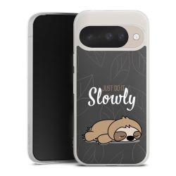 Just Do It Slowly Sloth Grey