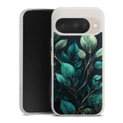 Eukalyptus dunkler Hintergrund