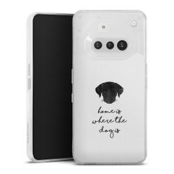 Silikonskal genomskinlig