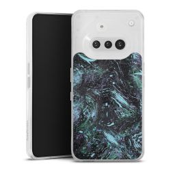 Silikonskal genomskinlig