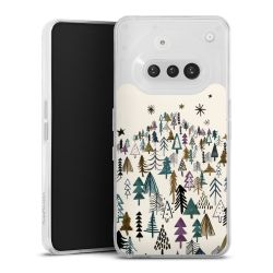 Silikonskal genomskinlig