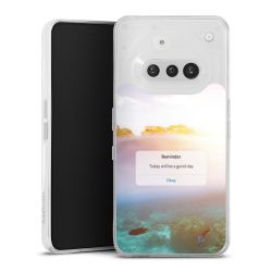 Silikonskal genomskinlig