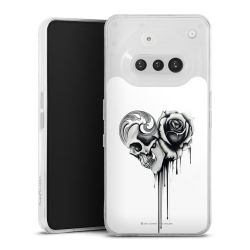 Silikonskal genomskinlig