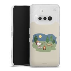 Silikonskal genomskinlig