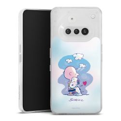 Silikonskal genomskinlig