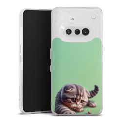 Silikonskal genomskinlig