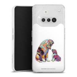 Silikonskal genomskinlig