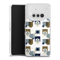 Silikonskal genomskinlig