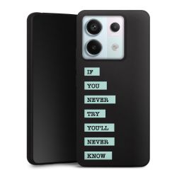 Silicone Premium Case Black Matt