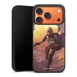 Der Mandalorianer und Grogu Sonnenguntergang Wolken