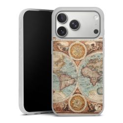 Mappa del mondo vintage