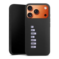 Silicone Premium Case Black Matt