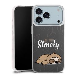 Just Do It Slowly Sloth Grey