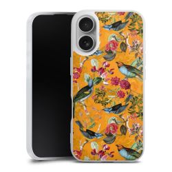 Vogels Bloemen Behang