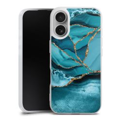 Paesaggio di marmo blu ghiaccio