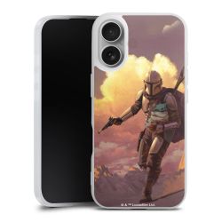 Der Mandalorianer und Grogu Sonnenguntergang Wolken