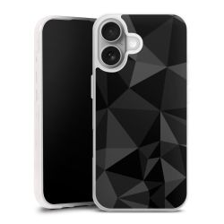 Motif Polygone Noir
