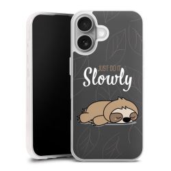 Just Do It Slowly Sloth Grey