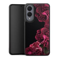 Rose vintage su nero