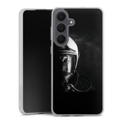 Silikonskal genomskinlig