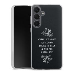 Silikonskal genomskinlig