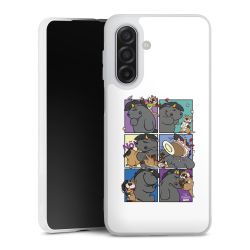 Silikon Premium Case mattweiss