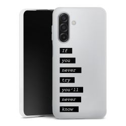 Silikon Premium Case mattweiss