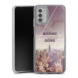 Silikonskal genomskinlig