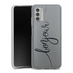 Silikonskal genomskinlig