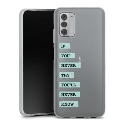 Silikonskal genomskinlig