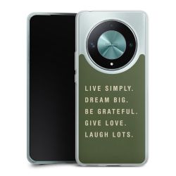 Silikonskal genomskinlig