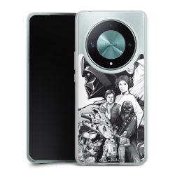 Silikonskal genomskinlig