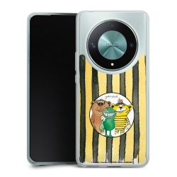 Silikonskal genomskinlig