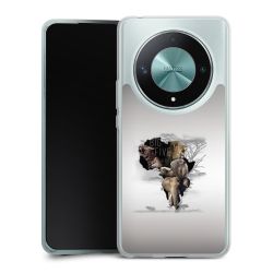 Silikonskal genomskinlig