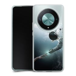 Silikonskal genomskinlig