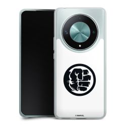 Silikonskal genomskinlig