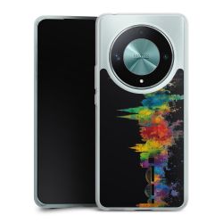 Silikonskal genomskinlig