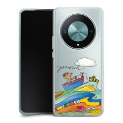 Silikonskal genomskinlig