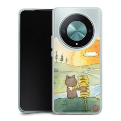 Silikonskal genomskinlig