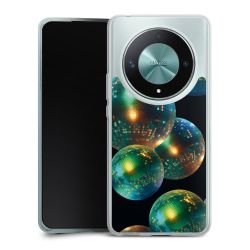 Silikonskal genomskinlig