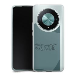 Silikonskal genomskinlig