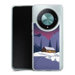 Silikonskal genomskinlig