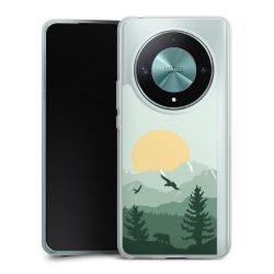 Silikonskal genomskinlig