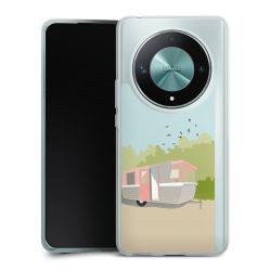 Silikonskal genomskinlig