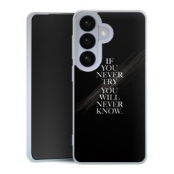 Silikonskal genomskinlig