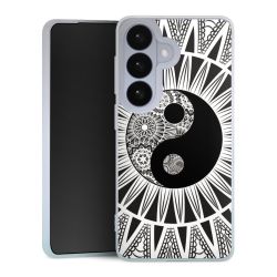 Silikonskal genomskinlig