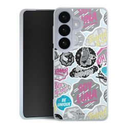 Silikonskal genomskinlig