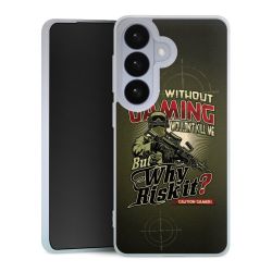 Silikonskal genomskinlig