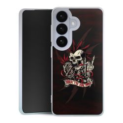 Silikonskal genomskinlig