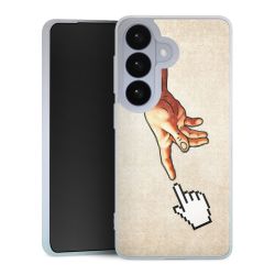 Silikonskal genomskinlig